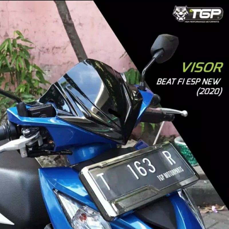 Visor Motor Honda Beat Fi Esp New 2020  Bahan Berkualitas Hitam Transparan