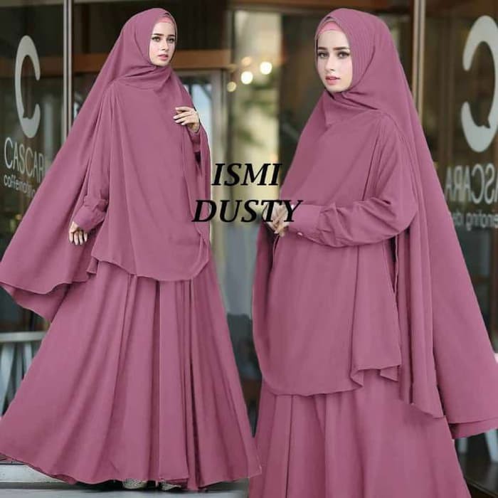 BUSANA MUSLIM GAMIS ISMI SYAR'I DUSTY BERGO NO PED CADAR
