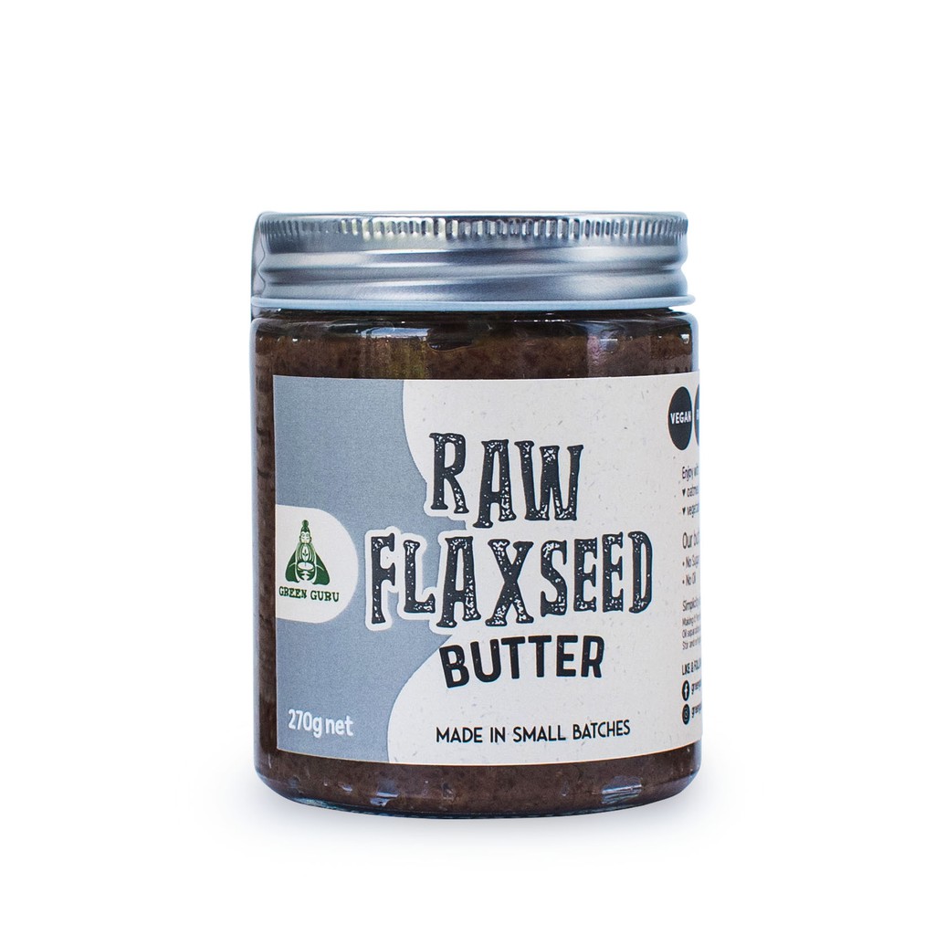 

Raw Flaxseed Butter 270Gr (Unsweetened, Gluten Free, Vegan, Keto)