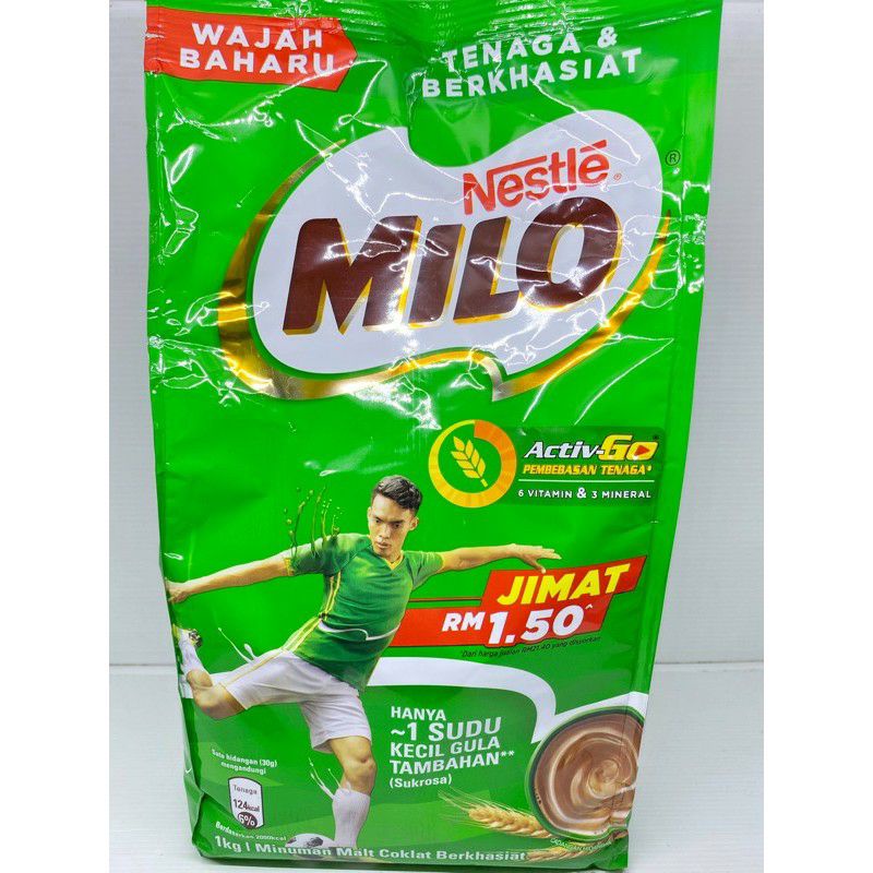 

SUSU MILO MALAYSIA.. UKURAN 1 KG. TINGGI KALSIUM