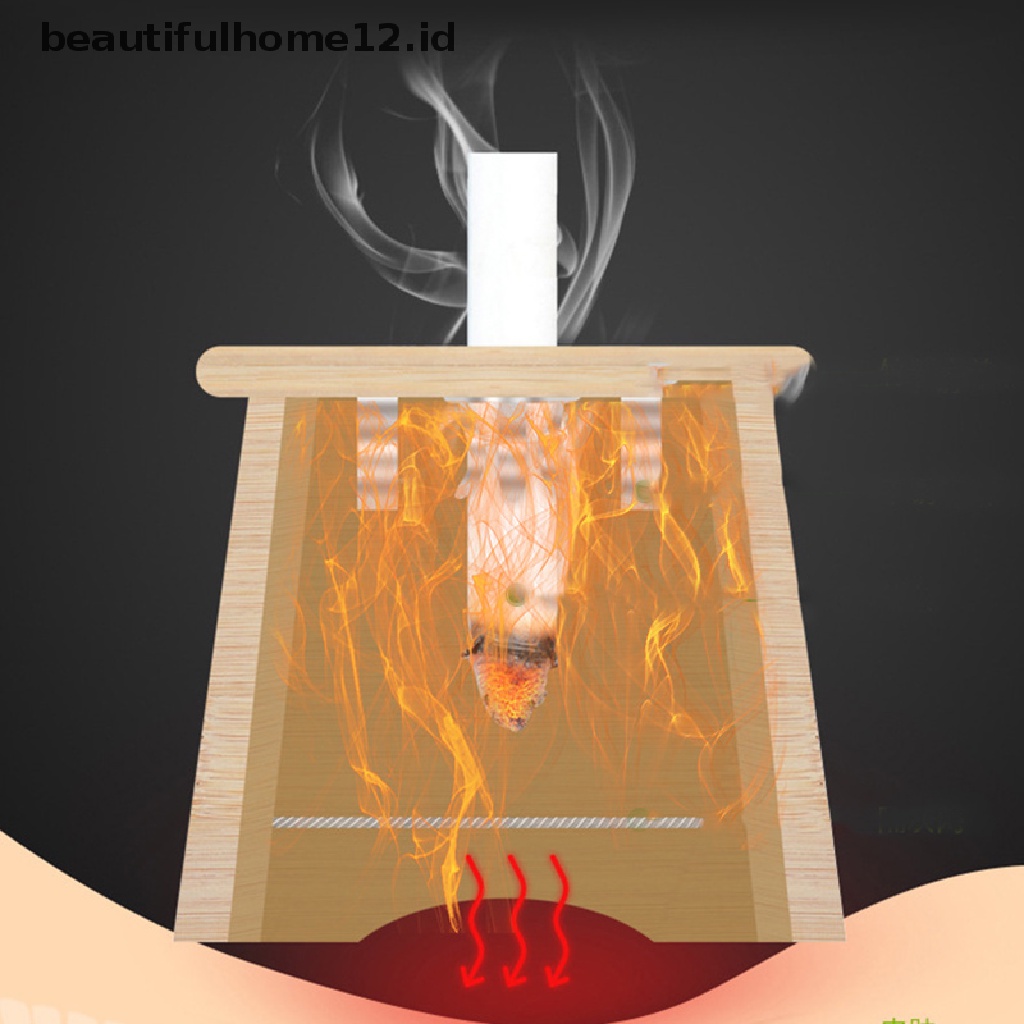 【beautifulhome12.id】 Burning Holder Single holes Moxa Box for Acupuncture Points Moxibustion Massage .