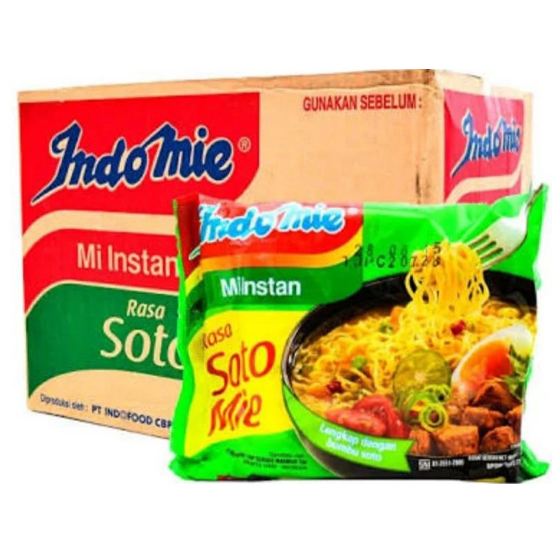 

Indomie Rebus Ayam Bawang dan Soto atau Sedap Rebus 1 Karton isi 40pcs