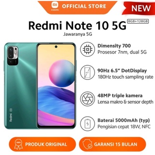 xiaomi redmi note 10 5g 4128 dan 8128 garansi resmi