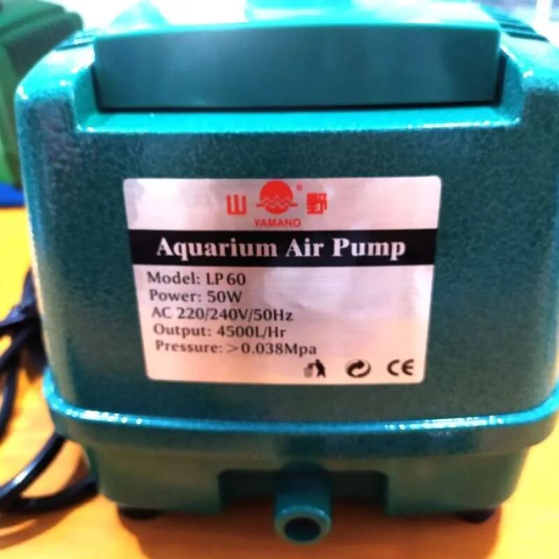 Yamano LP 60 Pompa Udara Mesin Aerator Akuarium Aquarium Kolam LP60