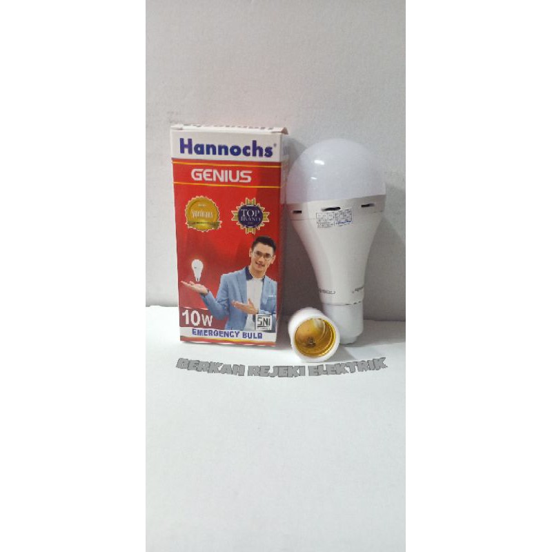 LAMPU HANNOCHS LED GENIUS 10 WATT EMERGENCY LAMP