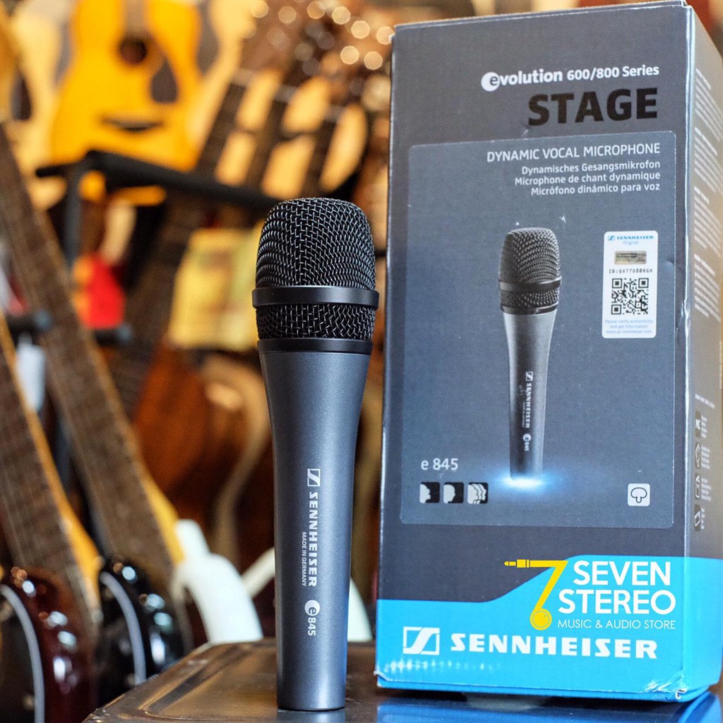 Sennheiser E845 E 845 Vocal Microphone - Dynamic Super Cardioid