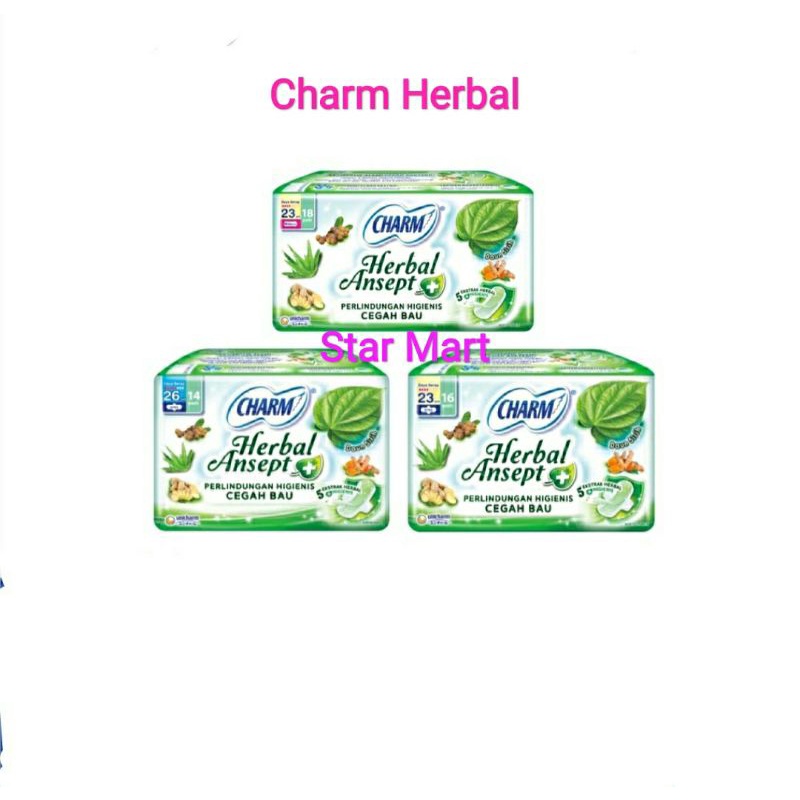 Charm Herbal Ansept 23cm 26cm