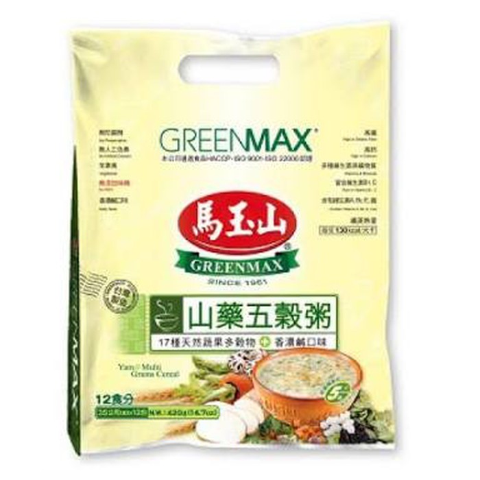 

GREENMAX Yam & Multi Grains Cereal (12 sachets x 35gr)