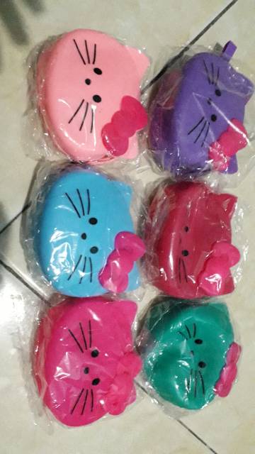 HK Dompet Koin Karakter HelloKitty Bahan Karet Silikon Tebal