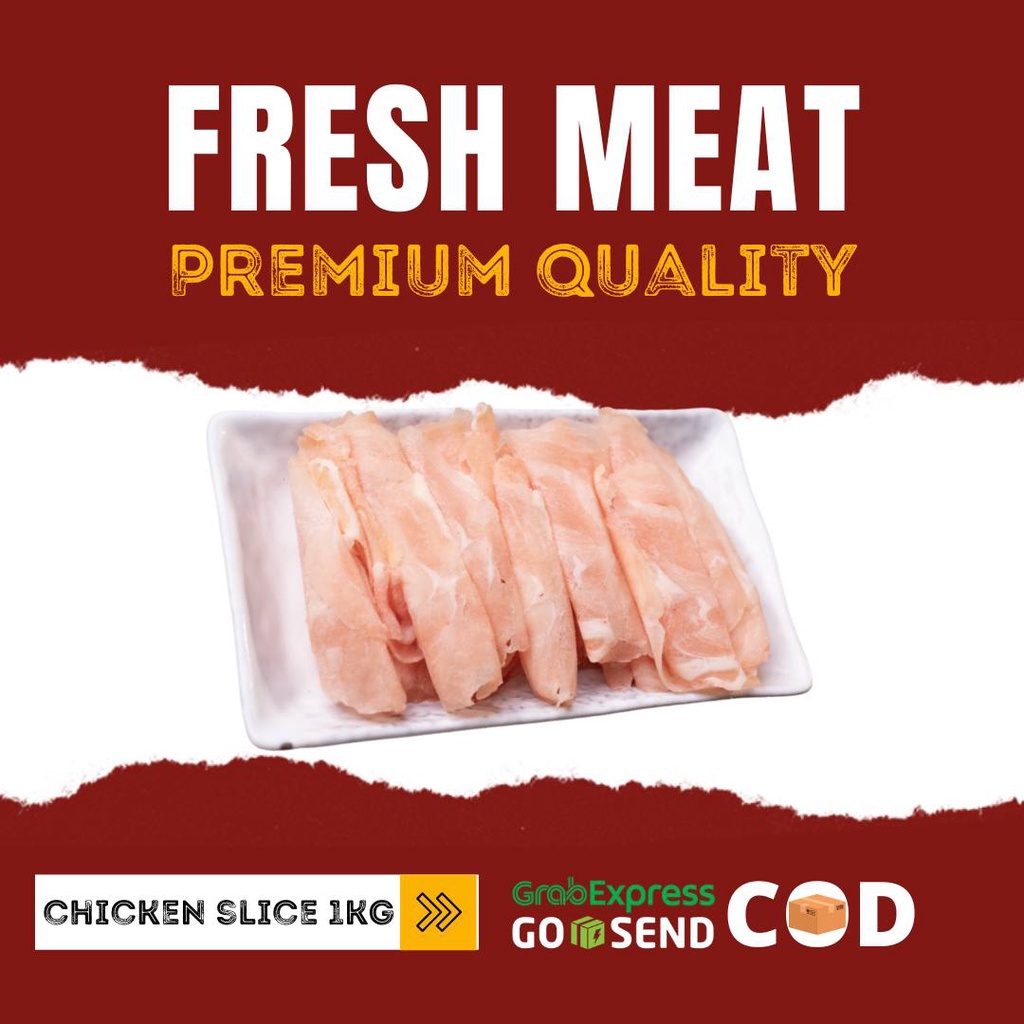 

Slice Daging Iris Ayam Chicken 500Gram/1KG Ready Enak Halal Murah