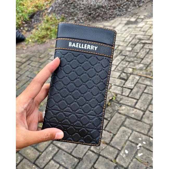PAKET HEMAT Dompet Panjang Pria Ballery Kulit Sintetis Fashion KEKINIAN
