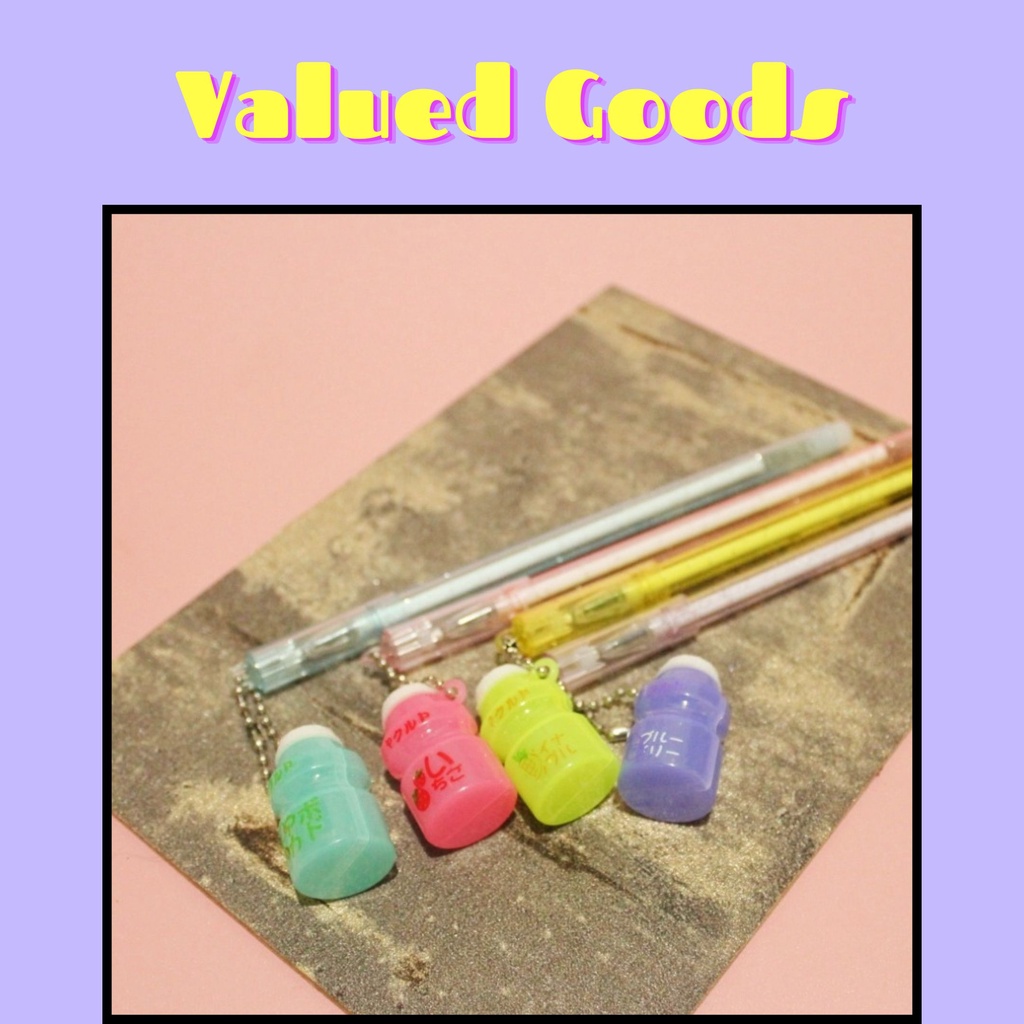 

Pulpen Gantungan Botol Yakuld - TOSCA PINK KUNING UNGU - pena lucu pen gel bolpoin bulpen warna warni unik alat tulis hadiah anak sekolah & kantor stationery cute karakter kartun minuman probiotik gelas korea