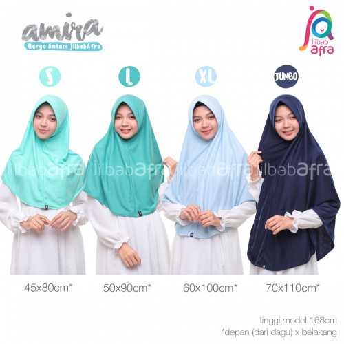 Amira XL- Bergo Antem Jilbab Afra