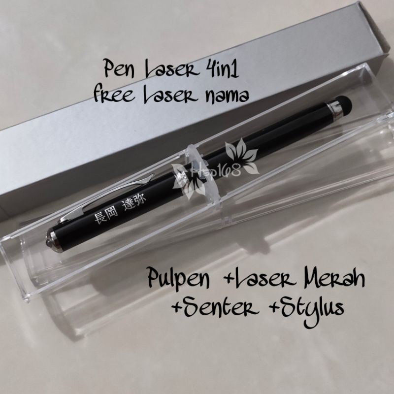 

Pen Laser 4 IN 1 | Pen Multi Fungsi | FREE Laser NAMA