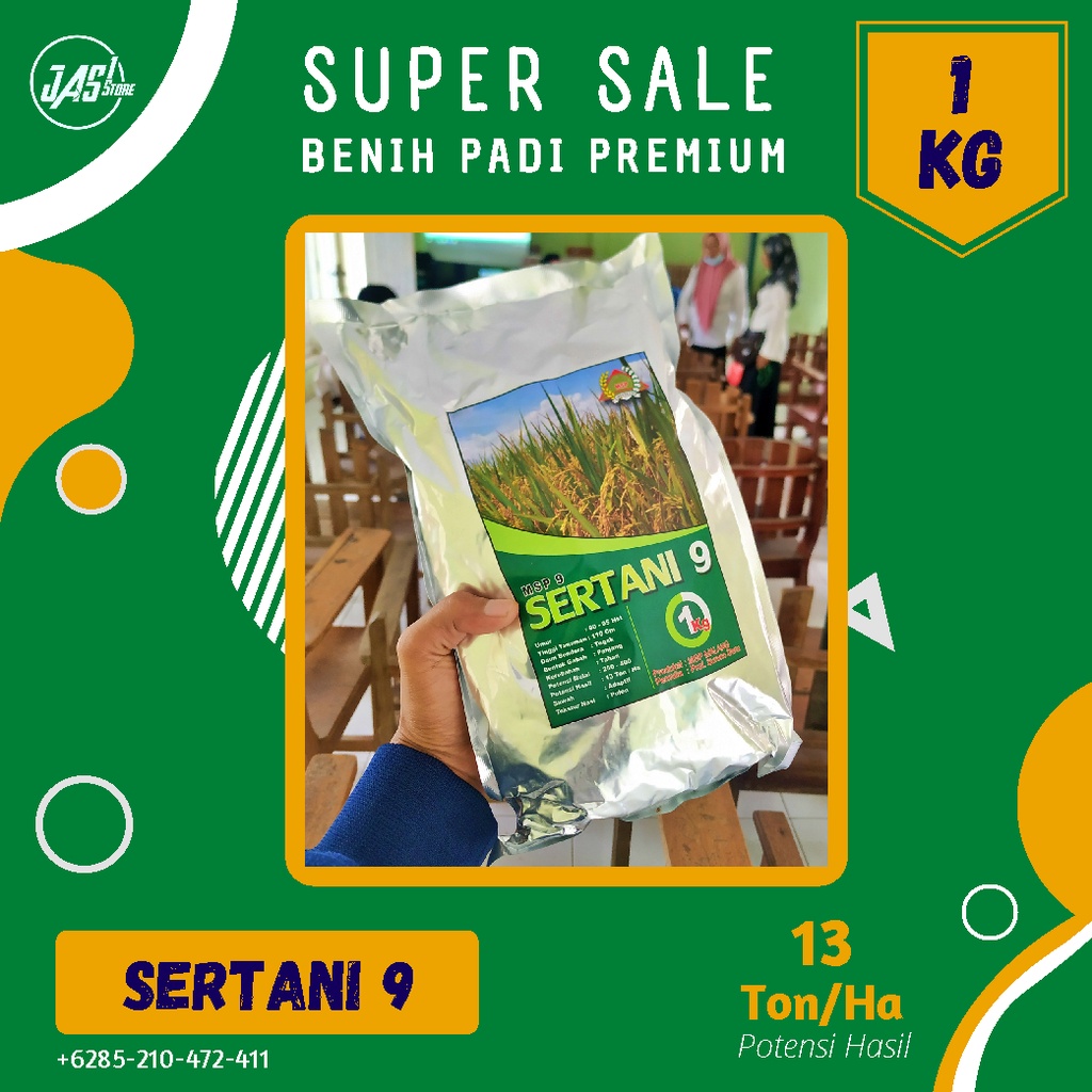 Benih Padi Unggul Sertani 9 1Kg
