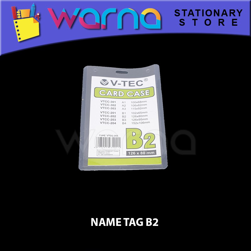 

ID CARD B2/CARD HOLDER B2/PLASTIK KARTU NAMA B2/NAME TAG B2