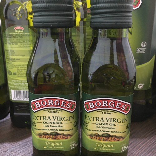 Extra Virgin Olive Oil BORGES-Minyak Zaitun BORGES original 125 ml.