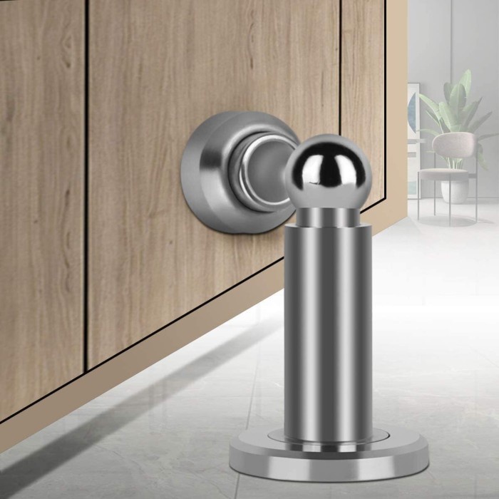 Penahan Pintu Anti Collision Magnetic Door Stopper Stainless Steel