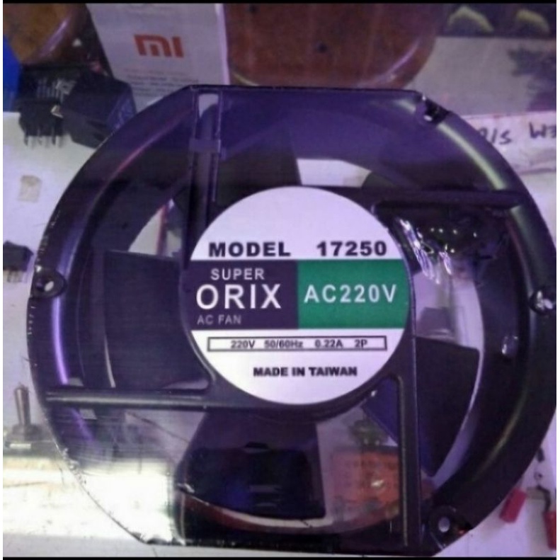 Kipas fan ORIX 15cm oval + jaring AC 220v