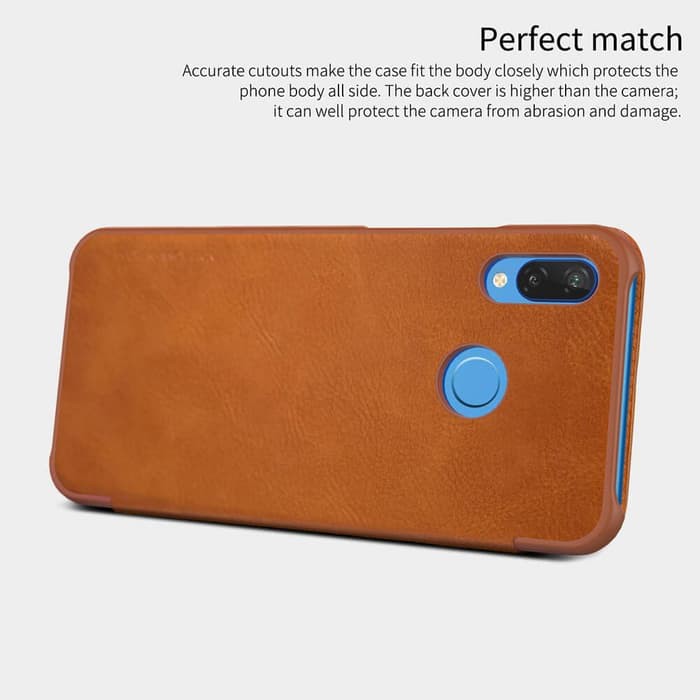 Flip Cover HUAWEI P20 Lite Nova 3E Nillkin Qin Leather Flip Case Original