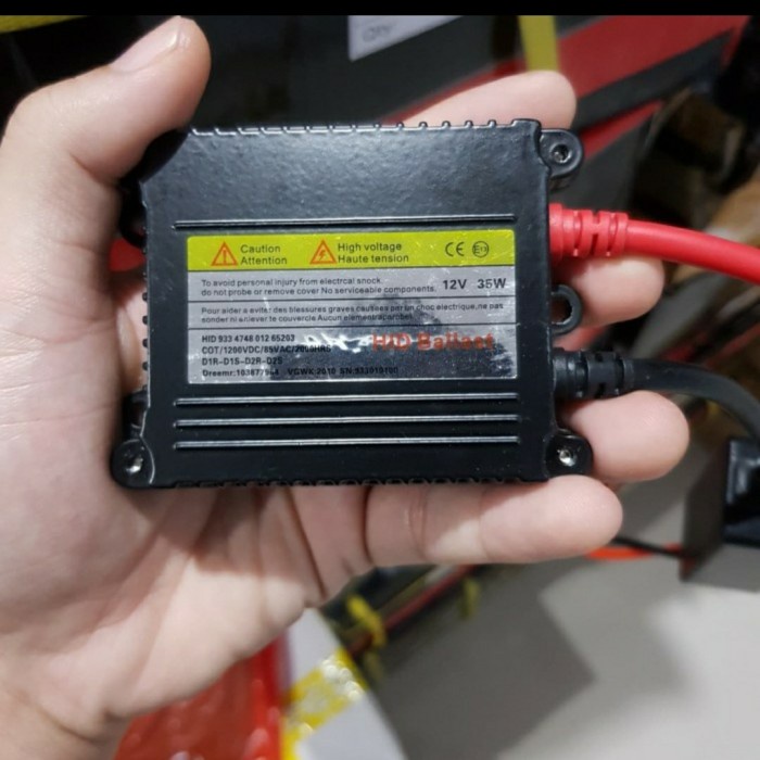 ballast hid mobil balast hid 55w balas 55 w ballast mobil - Putih