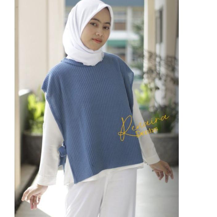 ۝ rompi rajut tali/rompi vest tali/rompi muslim ✬