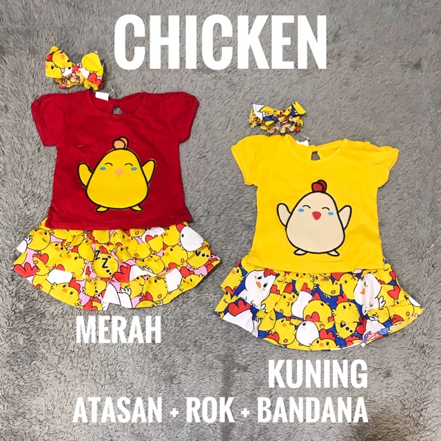 Setelan Rok / Dress Bayi Babyphoria Berbagai Motif