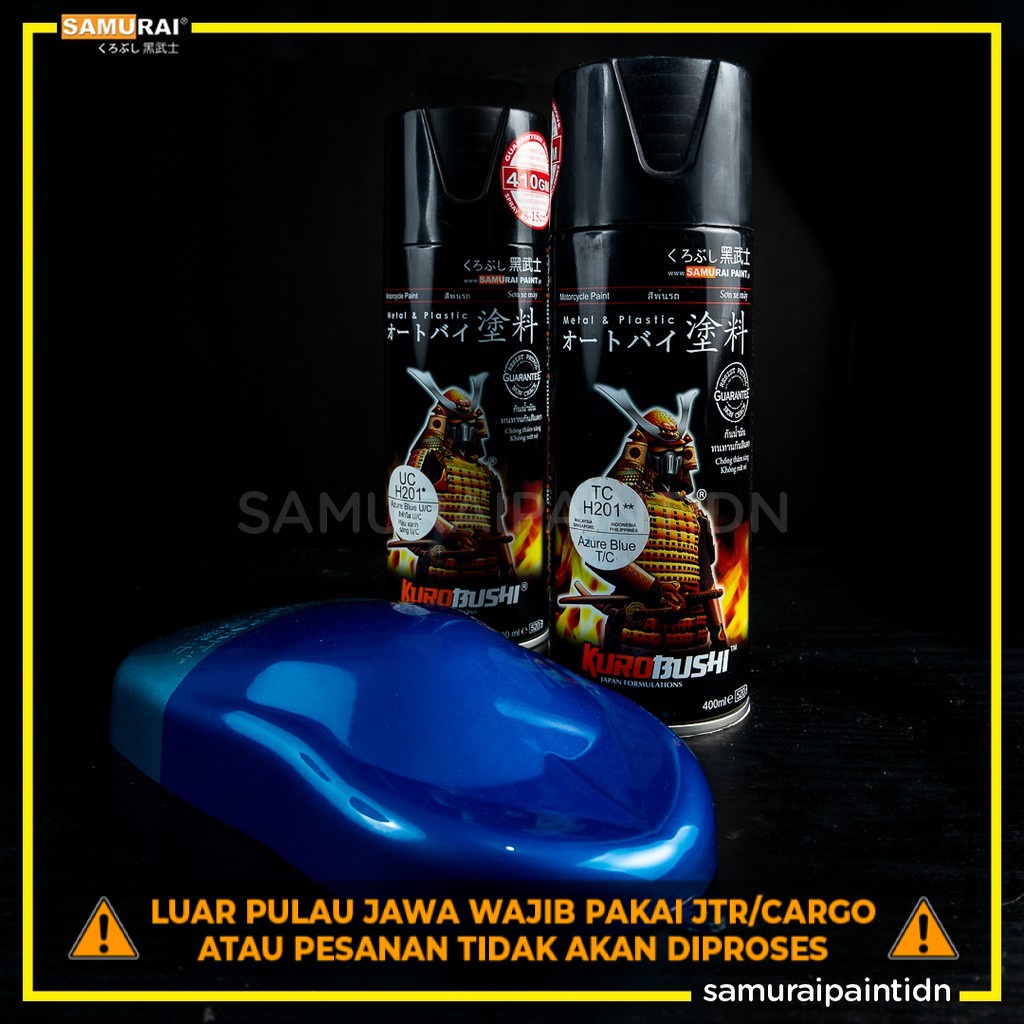 Jual Samurai Paint Azure Blue T C Tch Ml Cat Semprot Shopee