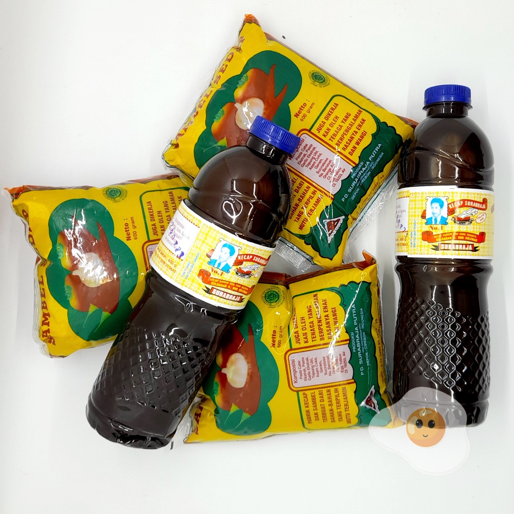 

Paket Saus Sambal dan Kecap Enak Surabraja 600gram