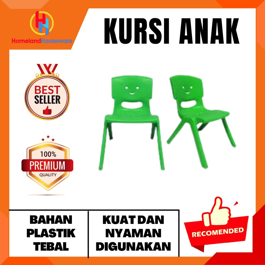 (SIAP KIRIM) KURSI ANAK SMILE/ KURSI DUDUK ANAK/ KURSI PLASTIK