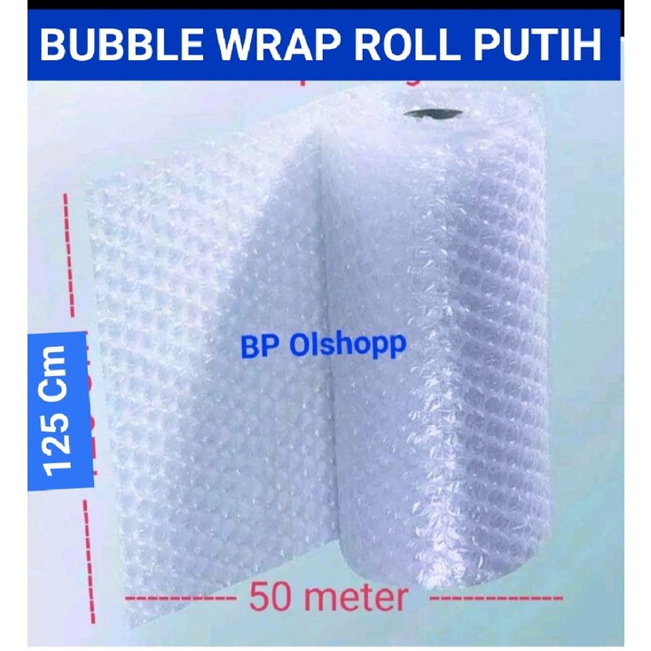 

Bubble Warp Roll Meteran Warna Putih Murah