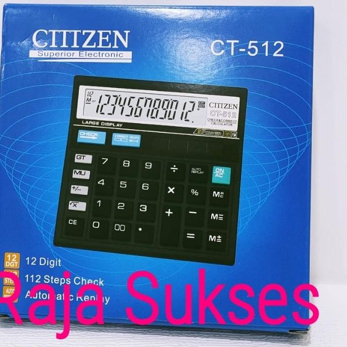 

PROMO 11.11 KODE-655 Kalkulator Calculator CLTHZEN CT-512 12Digit Mirip Citizen