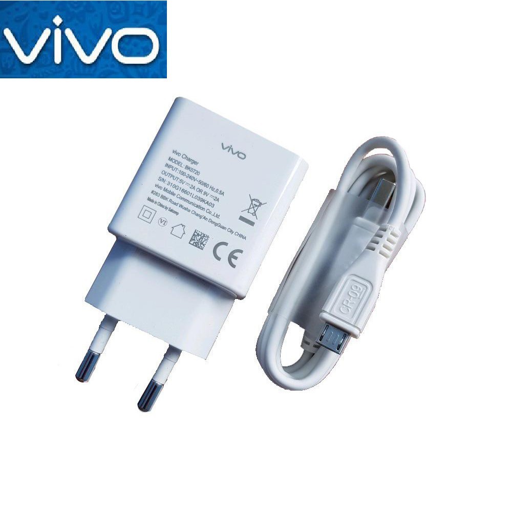Charger Vivo USB Micro B / Tipe C - Cas Casan Fast Charging Qualcomm 3.0