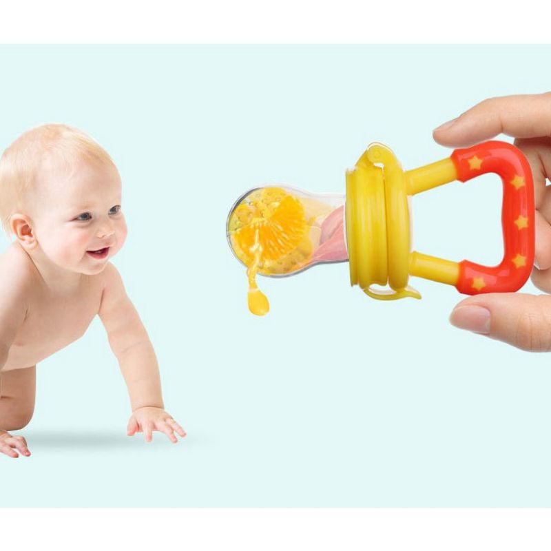 Empeng Dot Buah Sayuran Food Feeder Fruit Baby Bayi Bisa Pilih Warna