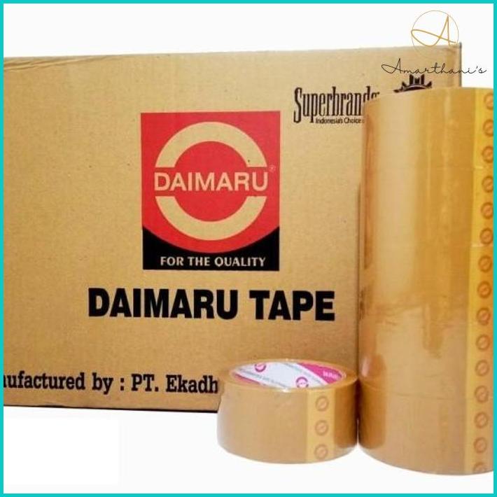 

Lakban Opp 2" Coklat Daimaru 45Mm X 50M 45Mic 45Mmx50M Baqul