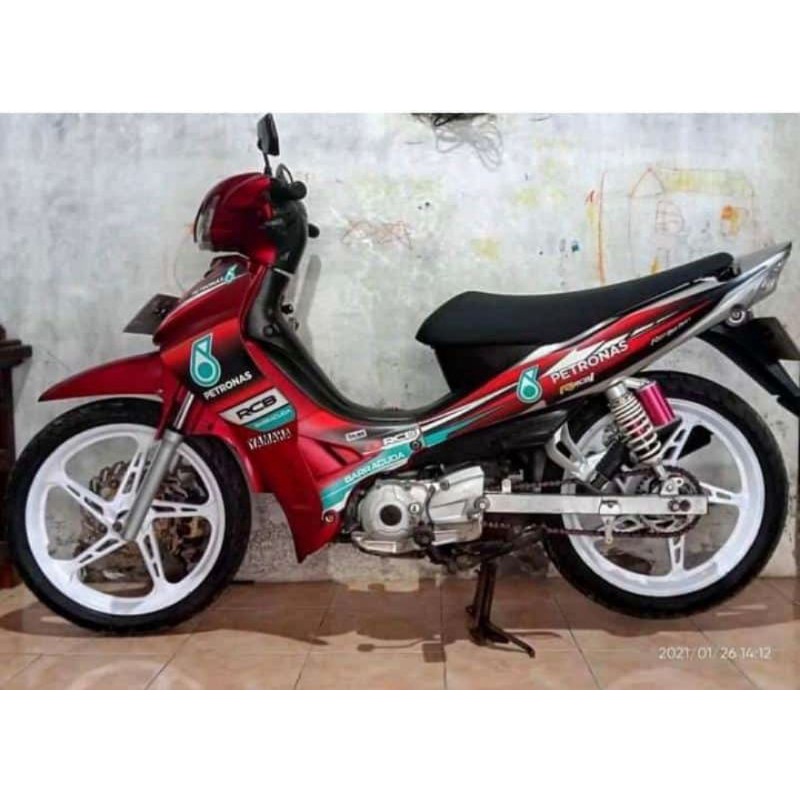 striping jupiter z sticker jupiter z variasi jupiter z striping variasi jupiter z "PETRONAS"