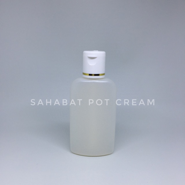 Botol 60ml DKS 60ml Botol Gepeng 60ml Tutup Fliptop List Gold