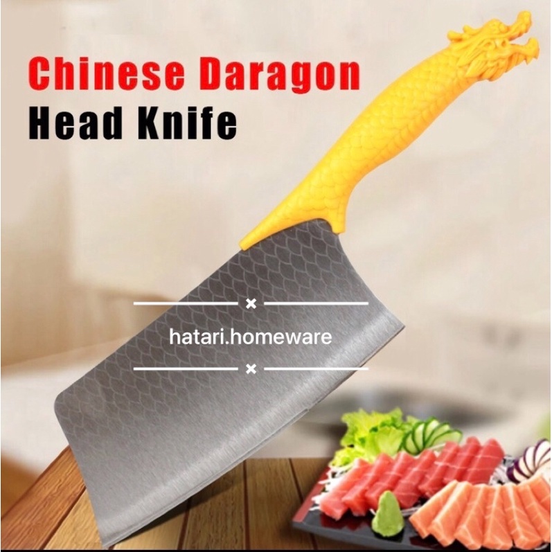 Pisau Daging Golok Stainless Steel Tajam