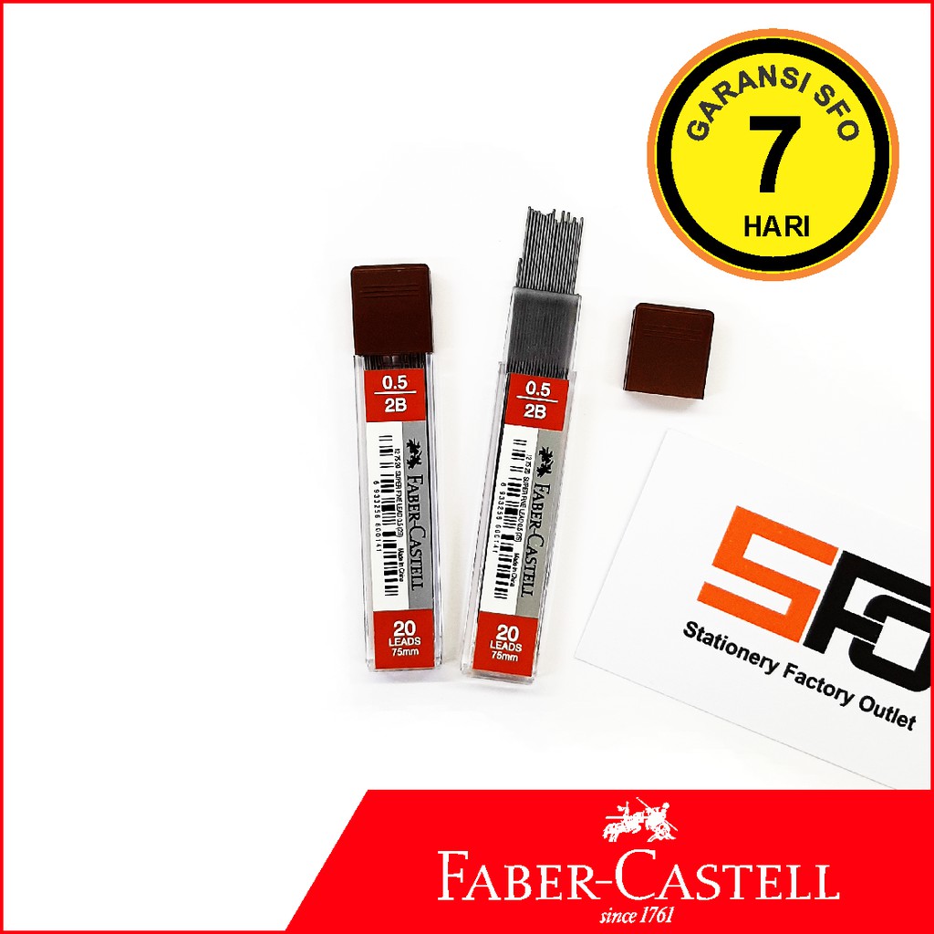 Isi Pensil Mekanik Faber Castell 0 5mm Shopee Indonesia