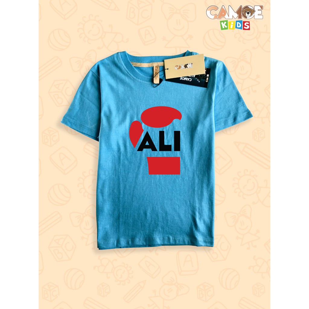 Baju kaos anak kids Muhammad Ali boxing
