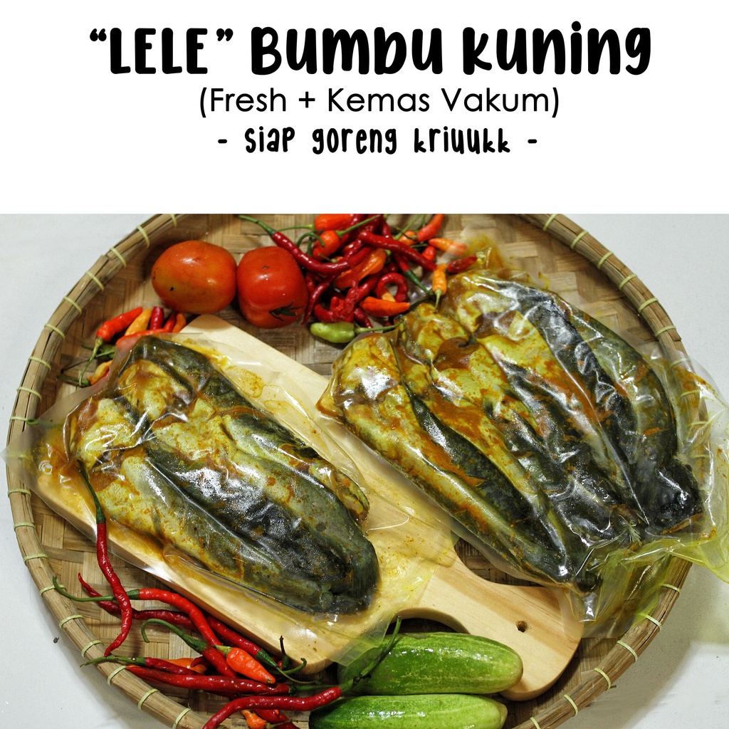 

Lele Bumbu Kuning, Praktis dan Tinggal Goreng (1000 gram)