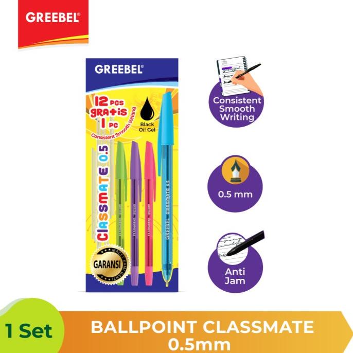 

/////] GREEBEL BALLPEN CLASSMATE 0.5 BLACK