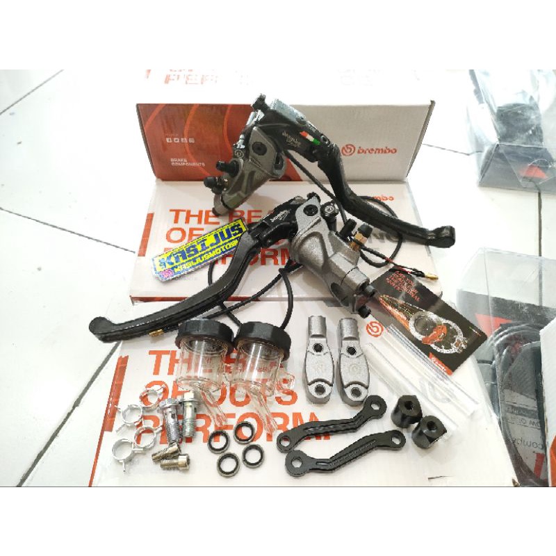 master rem Brembo rcs 19 corsacorta 2 tabung atau dabel master  pnp motor nmax pcx vario 160 origina