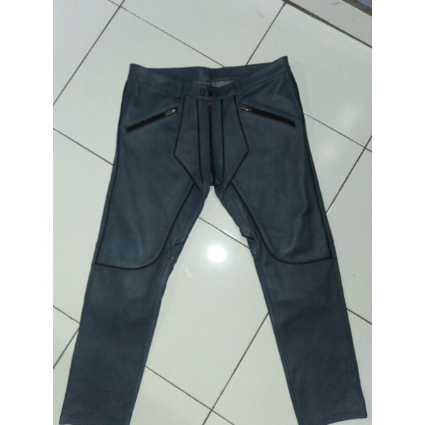 celana kulit asli