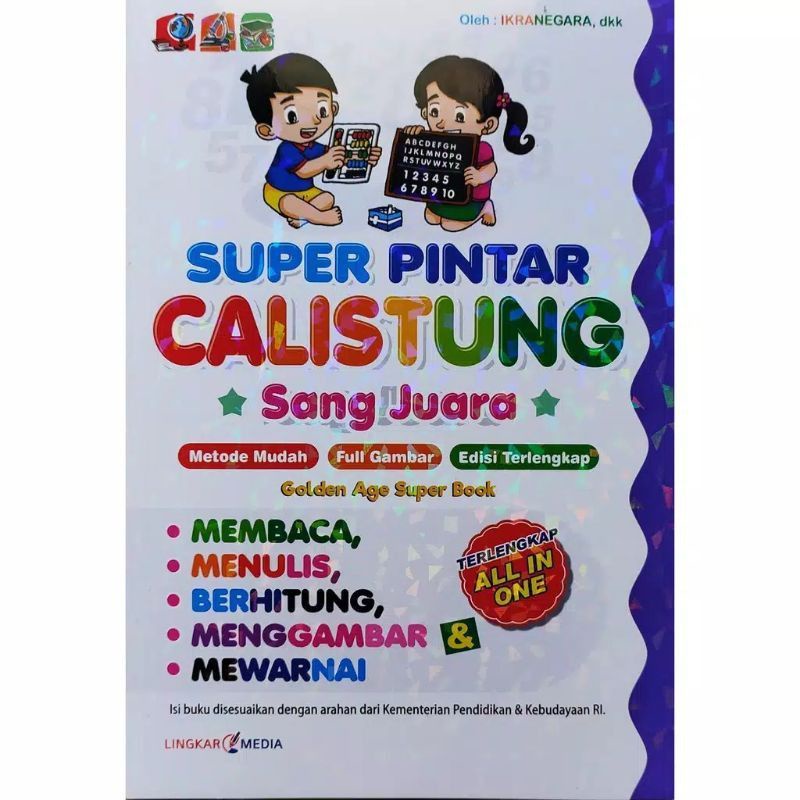 

Buku Super Pintar Calistung Membaca Menulis Menghitung Sang Juara untuk Anak TK SD dan Pra SD