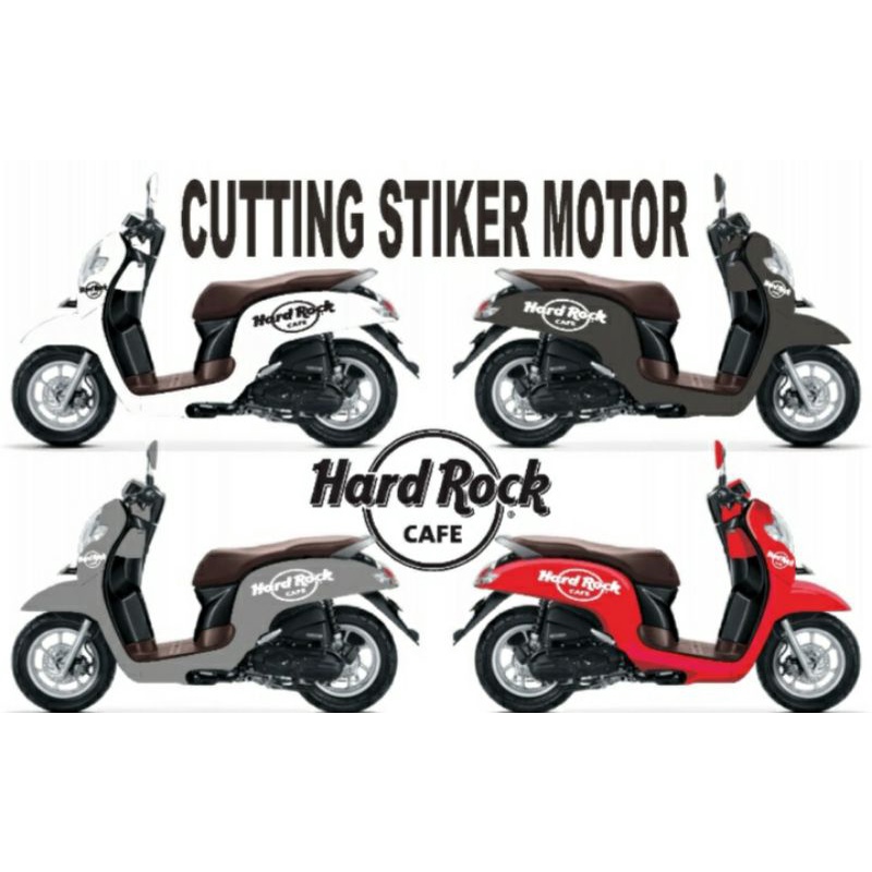 cuting stiker motor 1 (pack) bisa riques nama
