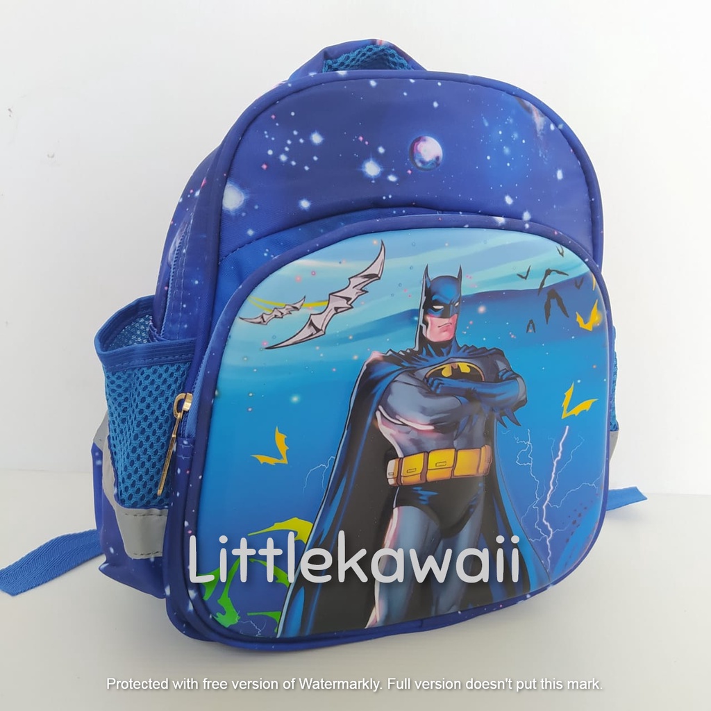 LK/ Tas Ransel Sekolah ALK/ Tas Ransel Sekolah Anak Hardcase Frozen Princess Superhero Kantong Depan TK PAUD Mix M ImportFrozen Kantong Depan Bulat Mix M Import