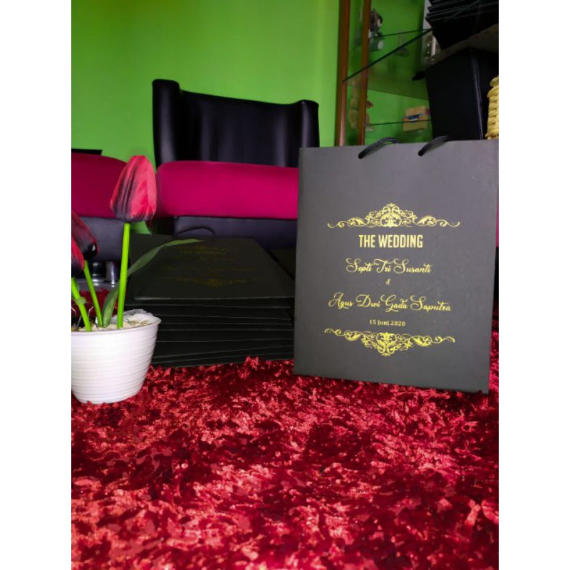 

Custom ukuran paperbag warna