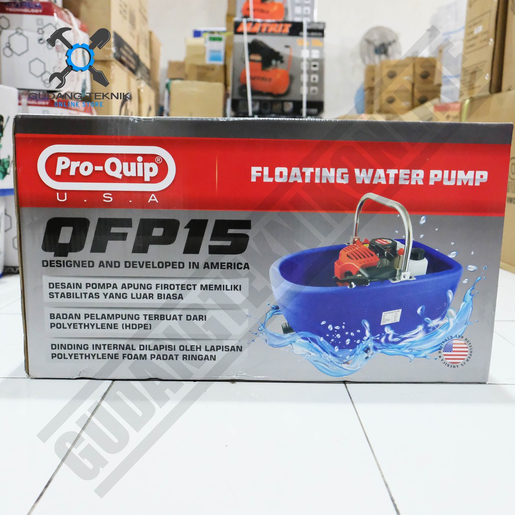 Pompa Air Apung PROQUIP QFP15  / Floating Pump - Pompa Apung PRO-QUIP