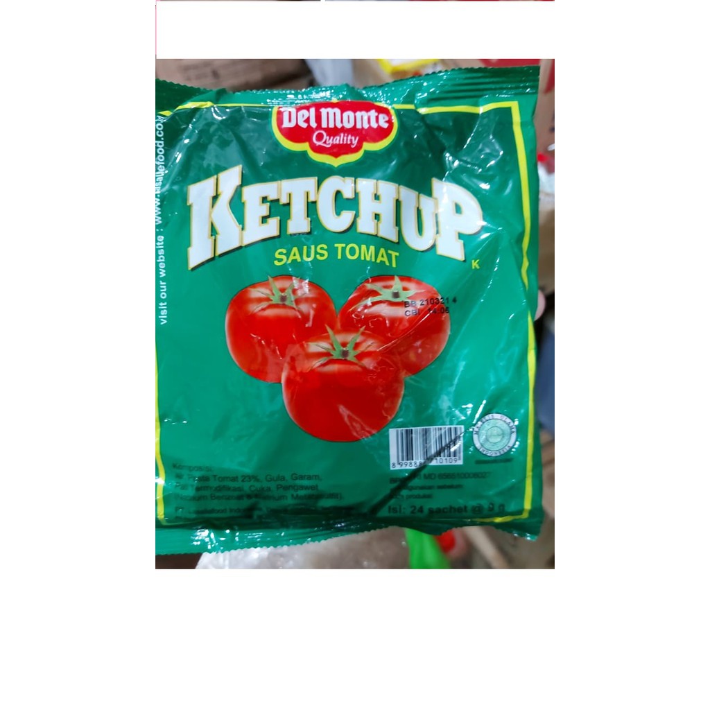 Ketchup Saus Tomat Delmonte Sachet isi 24 Pcs / Pack